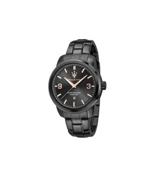 Мъжки сив аналогов часовник от неръждаема стомана снимка