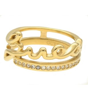 Златист дамски пръстен SAY MY NAME  снимка