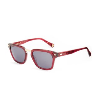 Дамски слънчеви очила в бордо снимка