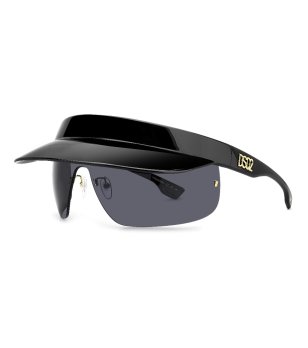 Мъжки черни слънчеви очила с козирка снимка