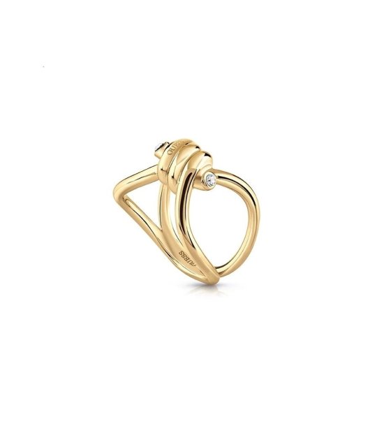 Златист дамски пръстен LOVE WIRE  снимка