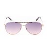 Дамски розово-златисти слънчеви очила с градиентни лещи -1 снимка
