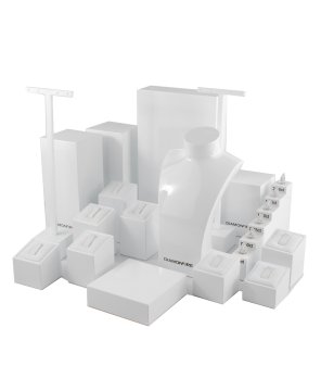 Бял дисплей за бижута Diamonfire снимка