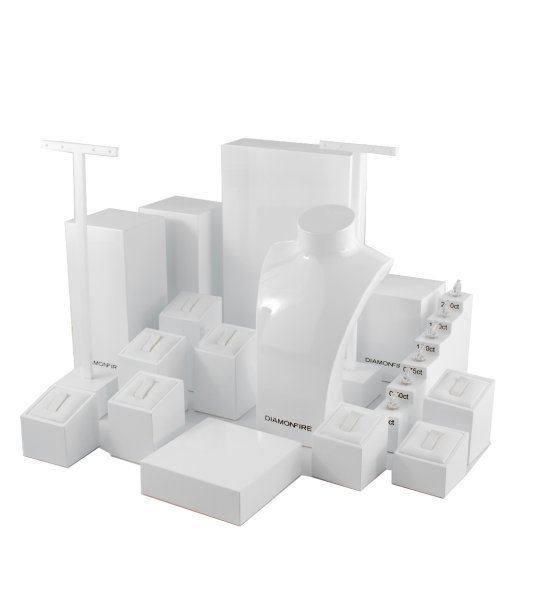 Бял дисплей за бижута Diamonfire снимка