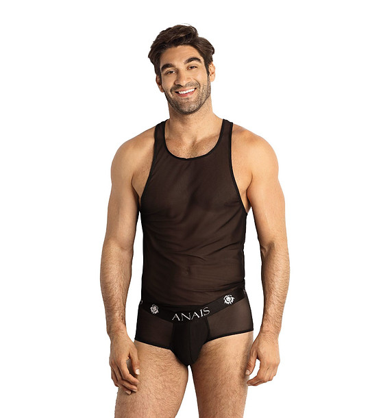 Черен потник от прозрачна мрежа Eros снимка