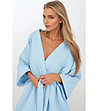 Светлосин дамски халат BLUE LADY-1 снимка