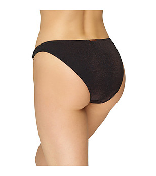 Кафяво долнище на бански с ниска талия SUNSET TAN снимка