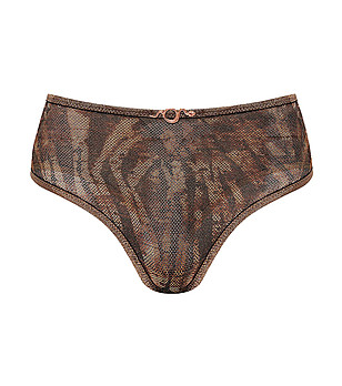Кафяви бикини с животински принт FEARLESS снимка