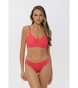 Розови бикини бразилиана с мрежести детайли TENDER SKIN снимка