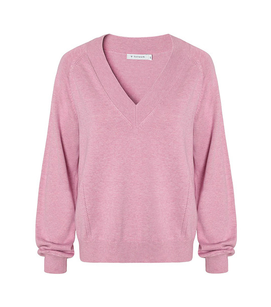 Розов дамски пуловер SABA снимка