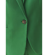 Зелено дамско сако с едноредно закопчаване REMA 1-2 снимка