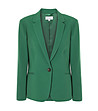 Зелено дамско сако с едноредно закопчаване REMA 1-3 снимка