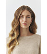 Дамски пуловер в бежов меланж  JOEL-2 снимка