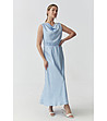 Светлосиня рокля без ръкави BELLI-0 снимка