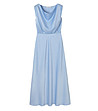 Светлосиня рокля без ръкави BELLI-3 снимка