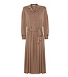 Рокля в цвят камел SANDY-3 снимка