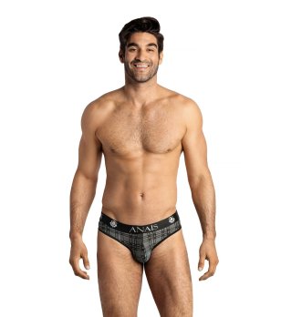 Черни мъжки слипове с каре BALANCE снимка