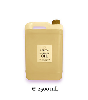 Професионално масажно масло Розов грейпфрут и Ванилия 2500 мл снимка