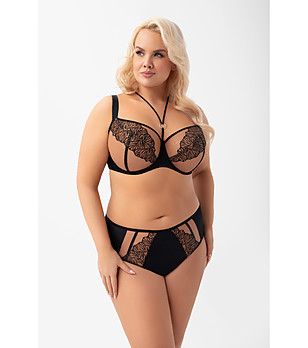 Черен сутиен с меки чашки и банели VIDA снимка