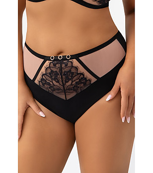 Черни бикини с висока талия LEXI снимка