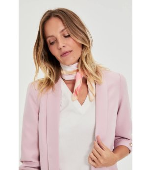 Дамски шал с флорален принт снимка