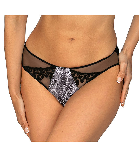 Черни бикини с леопардов десен ZAHARA снимка