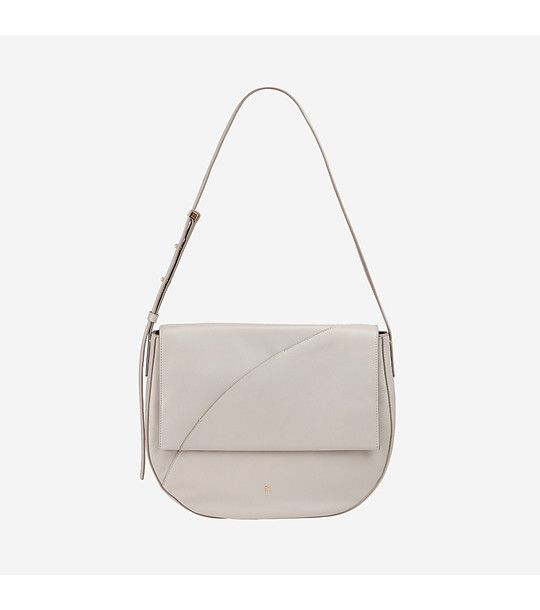 Дамска чанта през рамо в цвят перла Formentera снимка