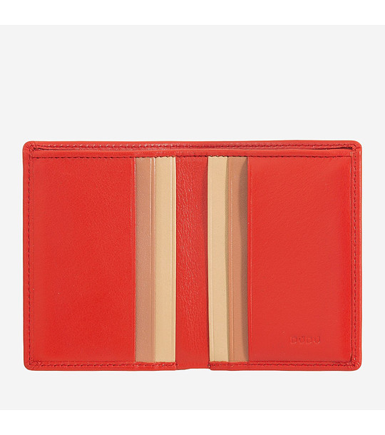 Червен мъжки портфейл RODI с RFID защита снимка