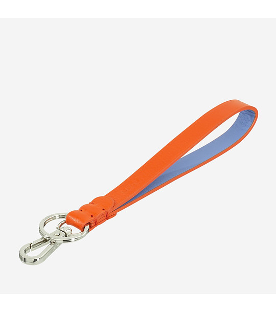 Оранжев кожен ключодържател Montpellier снимка