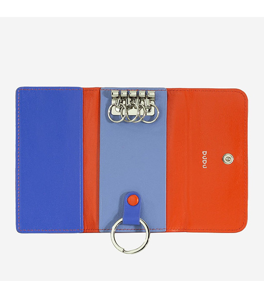 Оранжев кожен калъф за ключове LUZON снимка