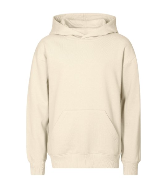 Детски суитшърт в цвят екрю с качулка Rorry снимка