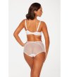 Бял сутиен с мека чашка Subtelna Pokusa-1 снимка