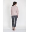 Дамски пуловер в пудрено розово ESTELLE-1 снимка