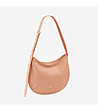 Пудрово розова дамска чанта през рамо HISPANI-1 снимка