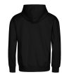 Черен суитшърт с качулка и с органичен памук Terry-4 снимка