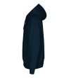 Тъмносин суитшърт с качулка и с органичен памук Terry-3 снимка