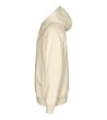 Екрю суитшърт с качулка и с органичен памук Terry-3 снимка