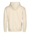 Екрю суитшърт с качулка и с органичен памук Terry-4 снимка
