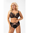 Черен сутиен с меки чашки и банели LATIKA-0 снимка