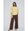 Дамска жълта блуза-2 снимка