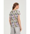 Дамска блуза с флорален принт-3 снимка