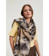 Дамски шал в кафяви нюанси -4 снимка