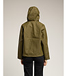 Дамско водоустойчиво яке в маслено зелено-1 снимка