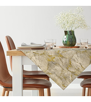 Гобленова покривка с мотиви в горчица 85x85 см снимка