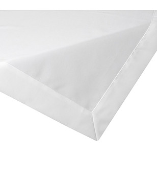 Бяла покривка 85x85 см снимка