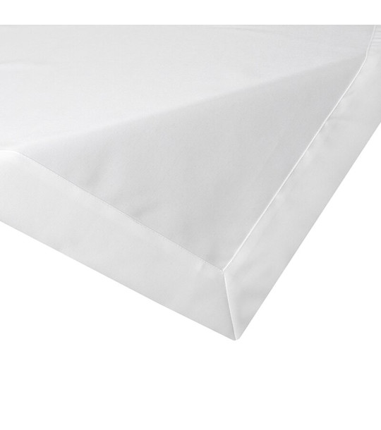 Бяла покривка 85x85 см снимка