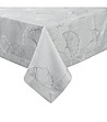 Сива жакардова покривка с листа 145x350 см-0 снимка