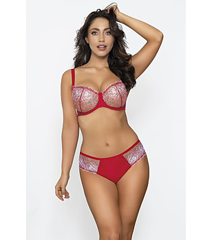 Червен сутиен с меки чашки CANDICE снимка