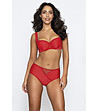 Червени бикини с висока талия SOPHIA-0 снимка