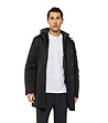 Черно мъжко яке с качулка Bjork-0 снимка